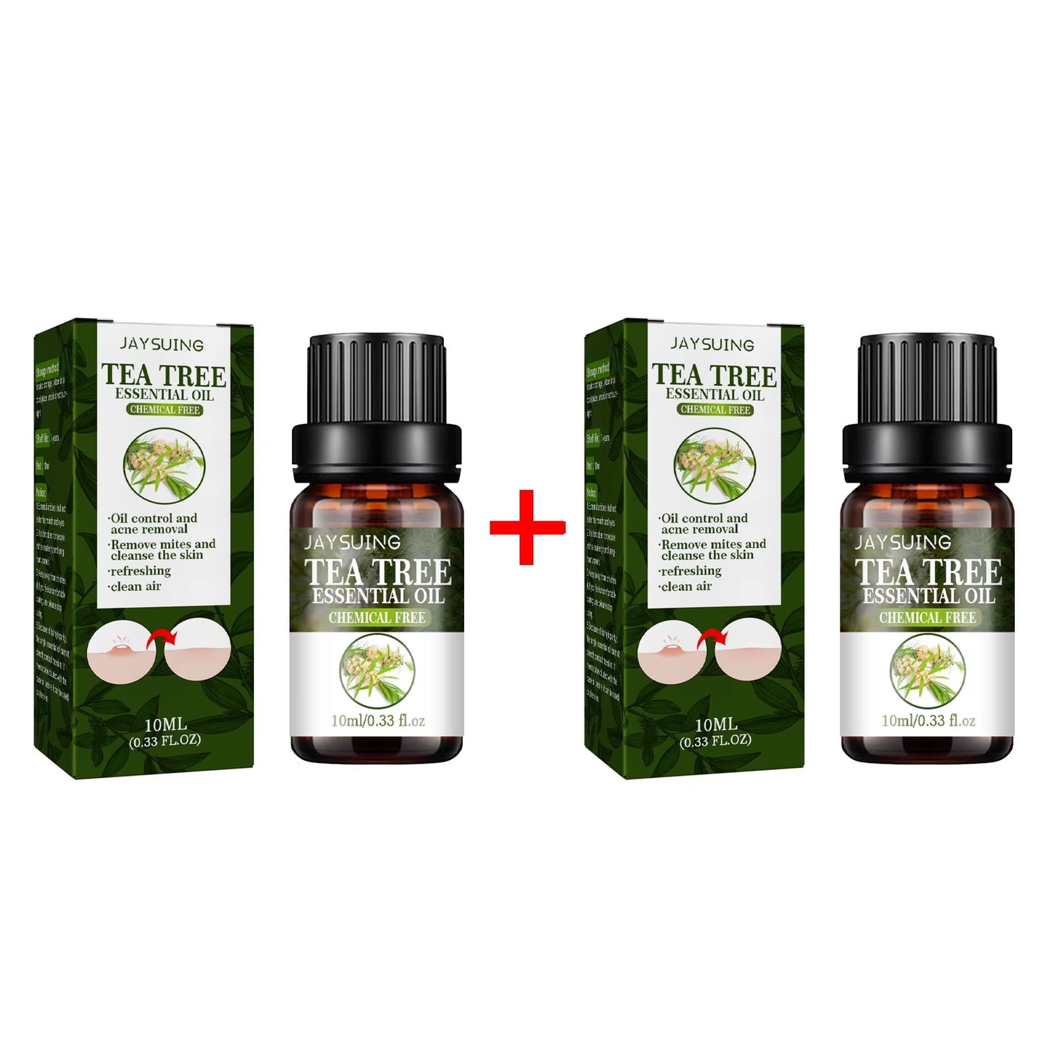 Acne Treatment Face Serum Tea Tree Oil Fade Acne Marks Pimple Spot Removal Moisturizing Firming Cleansing Pore Shrinking Essence