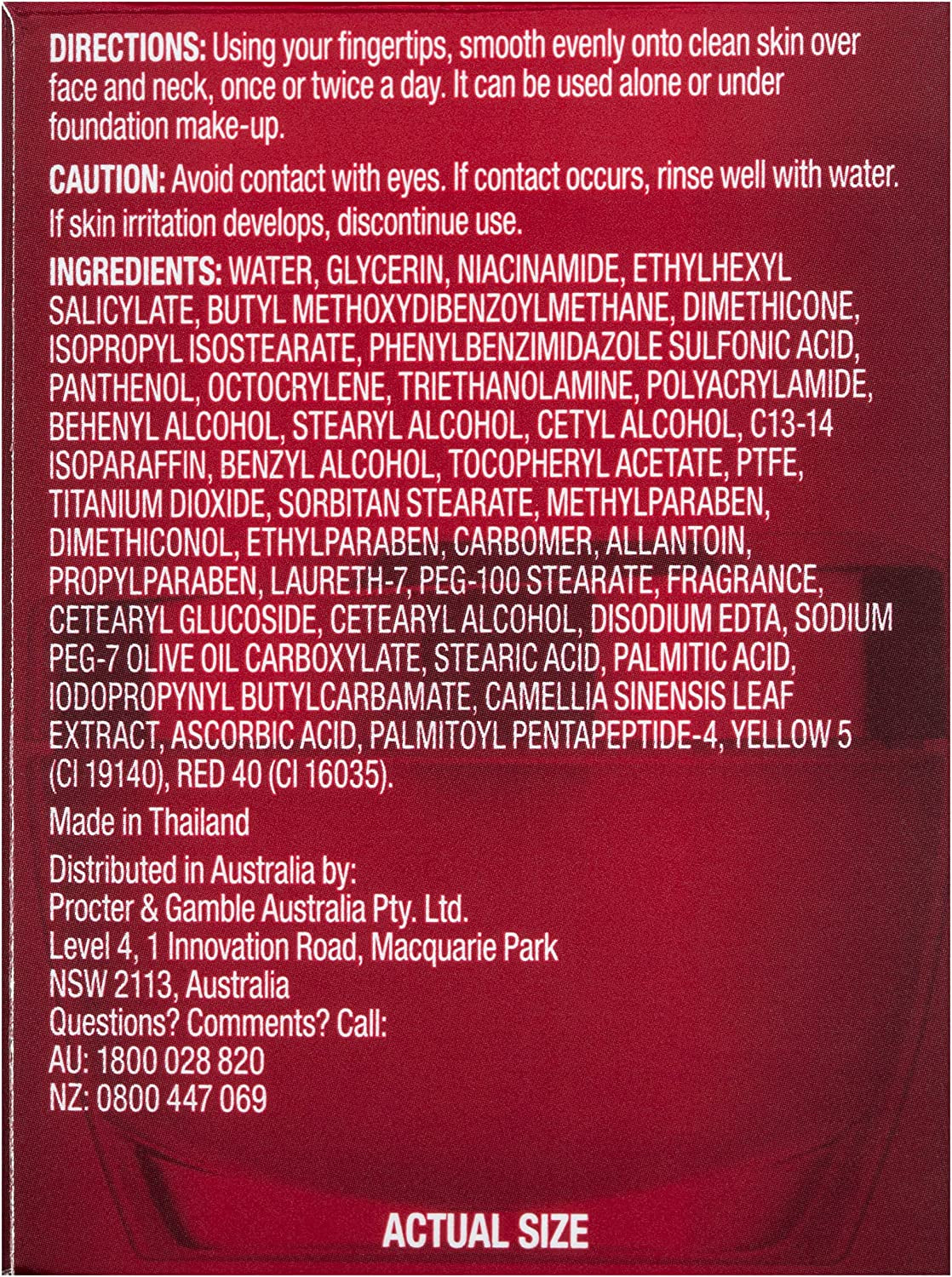 Regenerist Revitalising Hydration Face Cream Moisturiser SPF15 50G