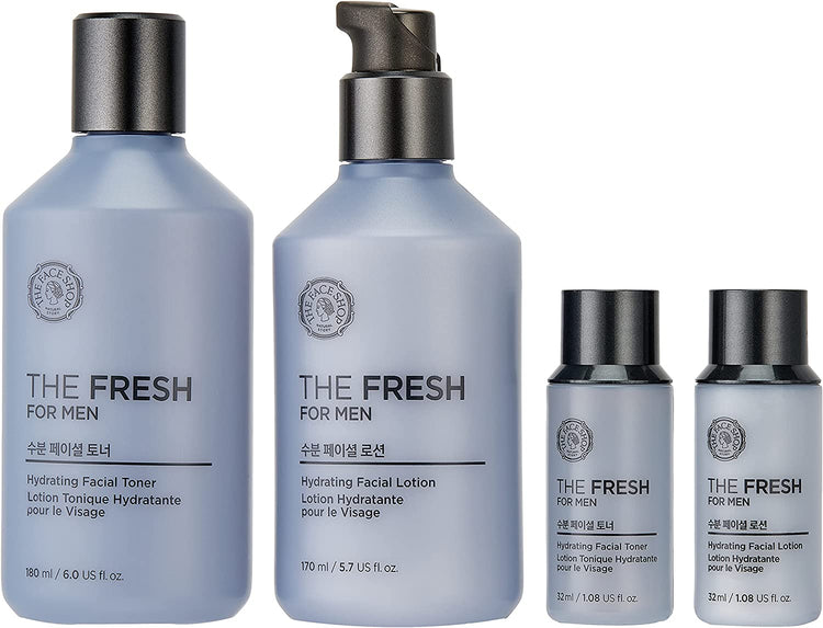 The Face Shop the Fresh for Men Hydrating Facial Skincare Set,