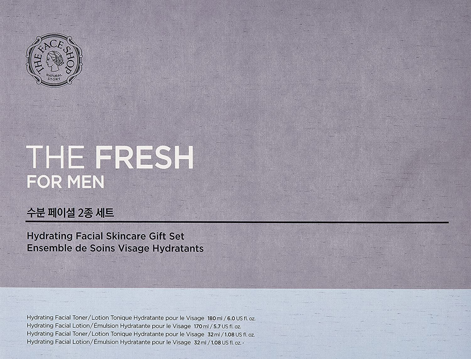 The Face Shop the Fresh for Men Hydrating Facial Skincare Set,