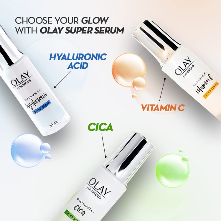 Luminous Niacinamide+ Hyaluronic Super Face Serum, 30Ml