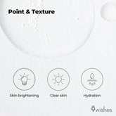 [9Wishes] Miracle White Ampule Serum 0.85Fl. Oz Whitening Serum - Bring Dull Skin Back to the Bright Side with 73% Rice Bran Water, Chemical Free, Natural Ingredients