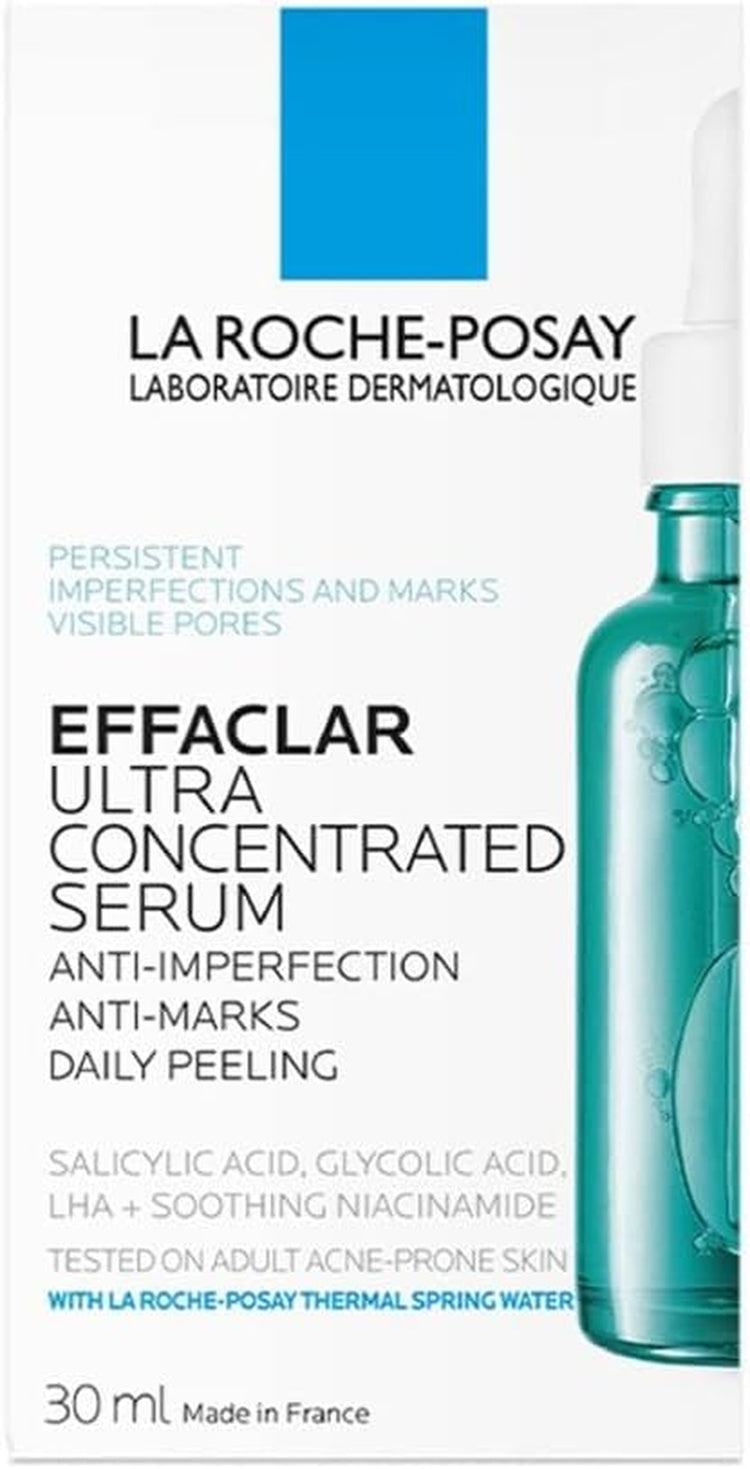 La Roche-Posay Ultra Concentrated Serum, Anti-Imprefections and Marks, for Acne Prone Skin, Effaclar, 30Ml